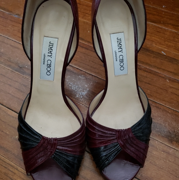 Jimmy Choo Peep-Toe Pumps - Picture 2 of 5